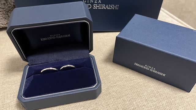 結婚指輪です。