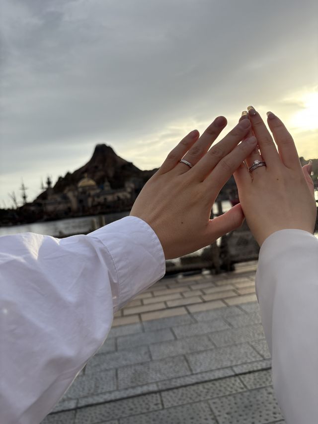 記念日にディズニーで記念フォト