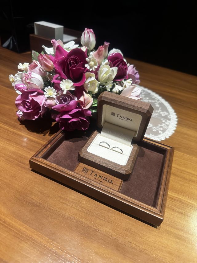 結婚指輪です。