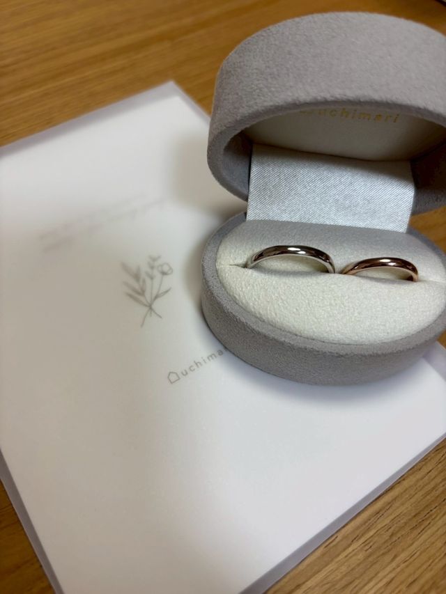 完成した指輪