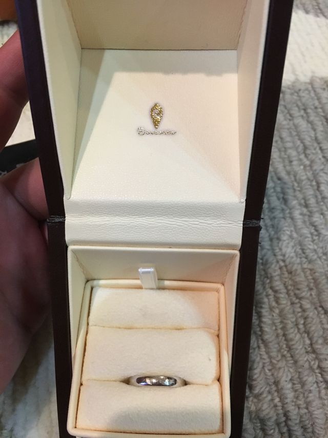 dessertsの結婚指です。妻と出かける時だけ着けてます。