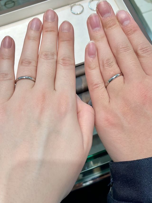 一番シンプルなデザインの指輪