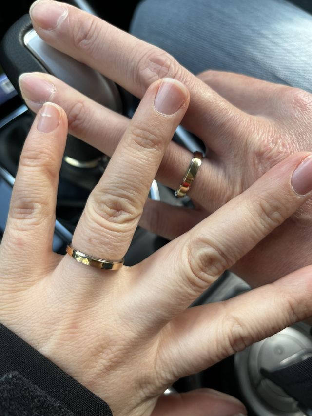 購入して、店舗でそのまま装着しました！