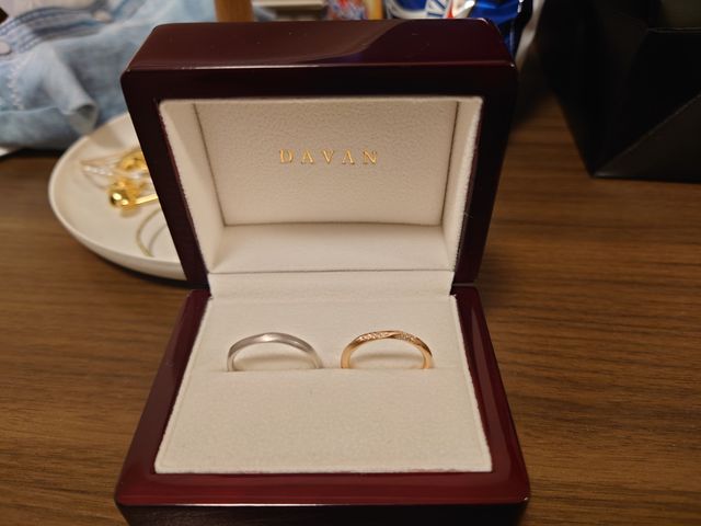 購入日に並べて撮った写真