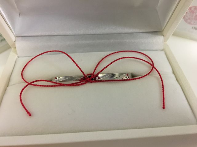 手作りの結婚指輪です！
