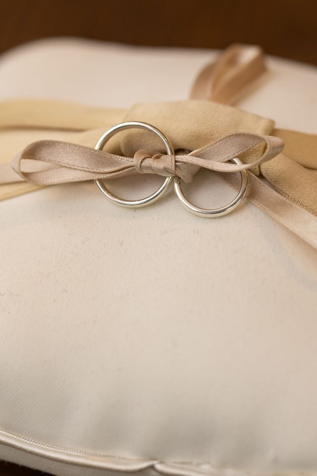 結婚式本番は入籍指輪で♪