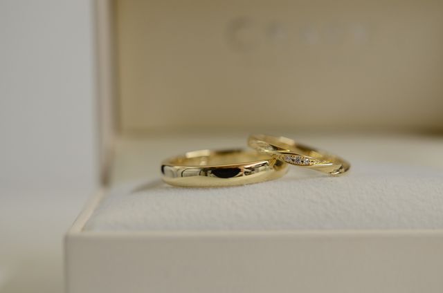 作製したワックスから作っていただきました。