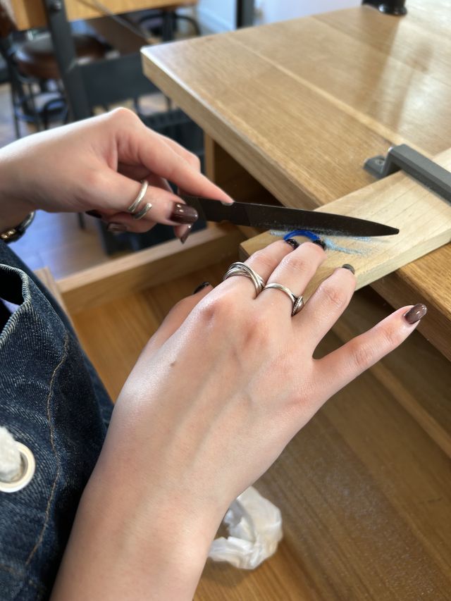 リングの製作過程です。