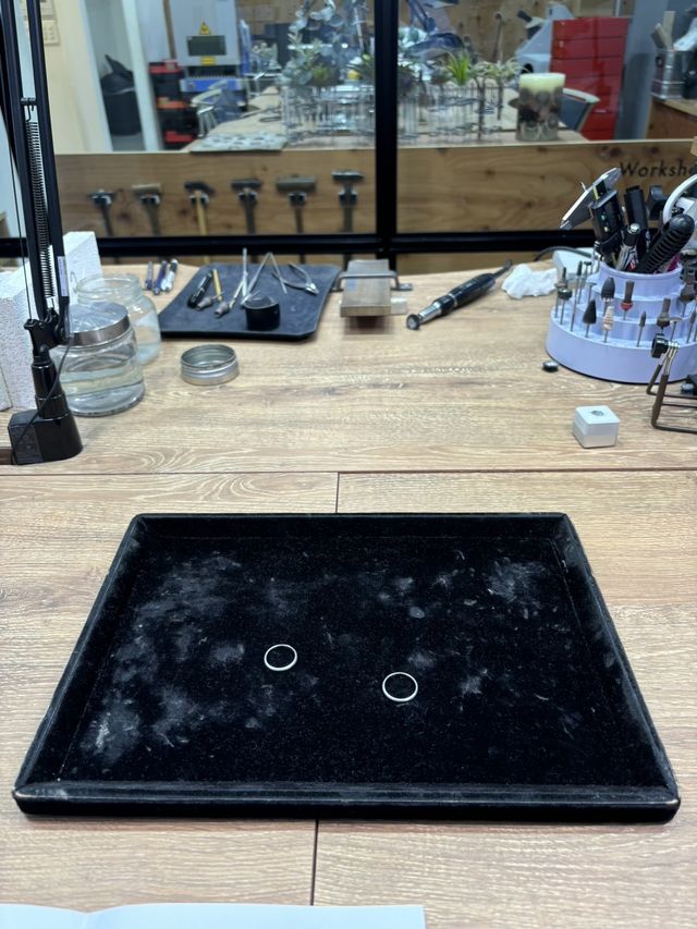 完成したリング