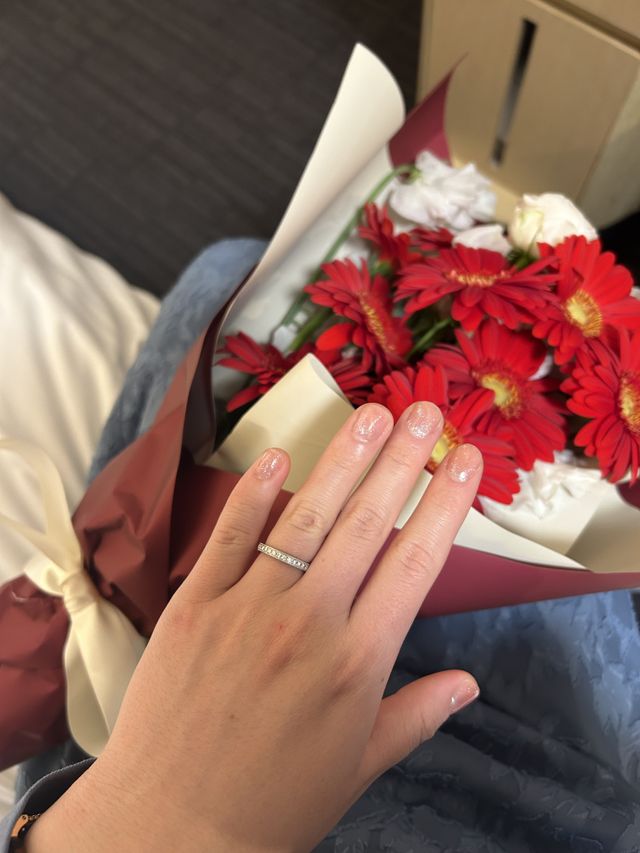 着用した際の様子。