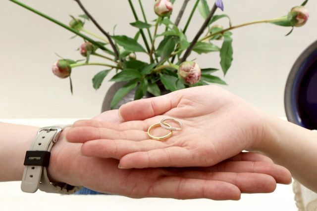 担当の方が記念に撮影してくださいました。