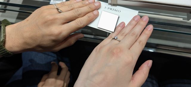 試着させていただきました〜！