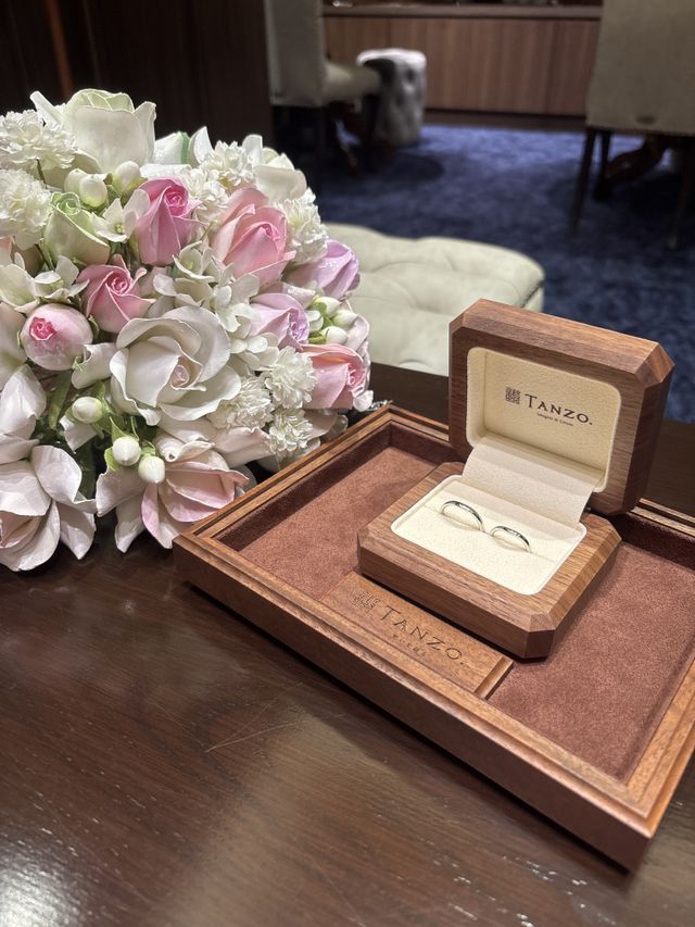 TANZOさんの結婚指輪です！