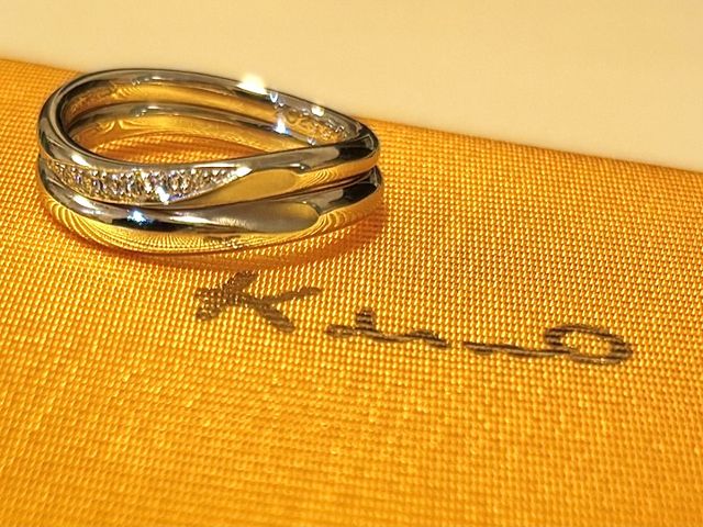 ウィズハートにメレダイヤを7つ入れました
