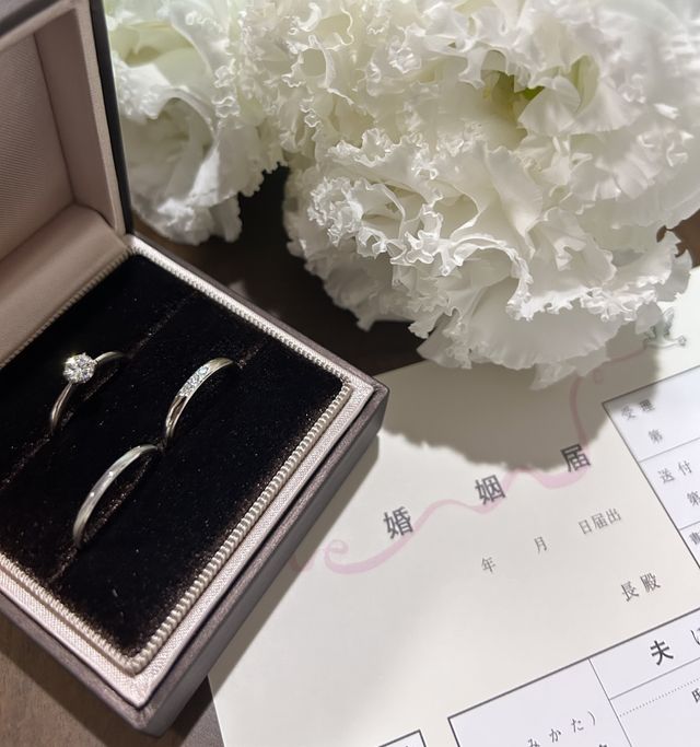 男性側:ヒュアデス
婚姻届も頂いたので使用しました