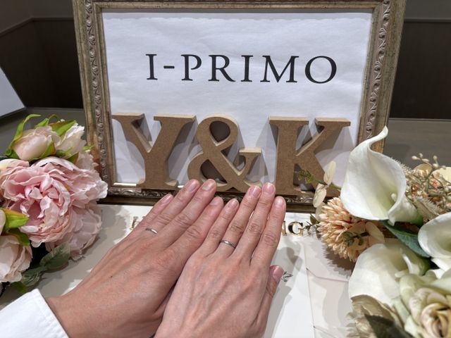 購入後の記念撮影セットをお店の方が準備してくださいました。