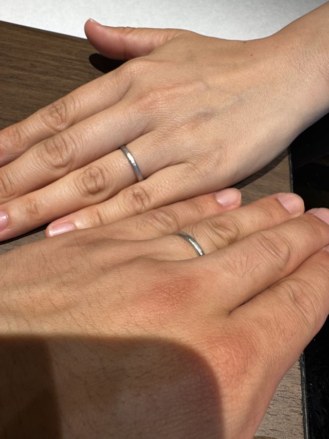 入籍日に着用した際の写真です。