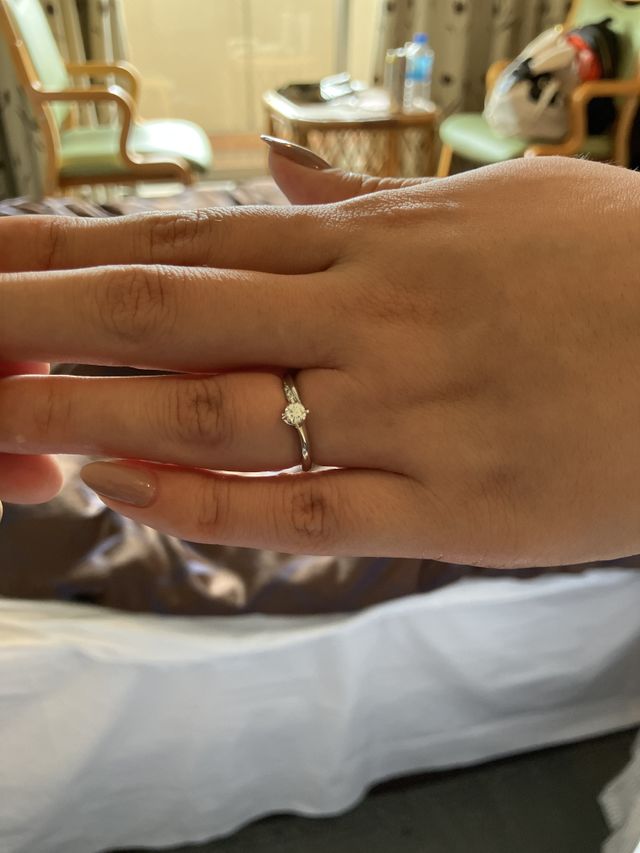 プロポーズ翌日