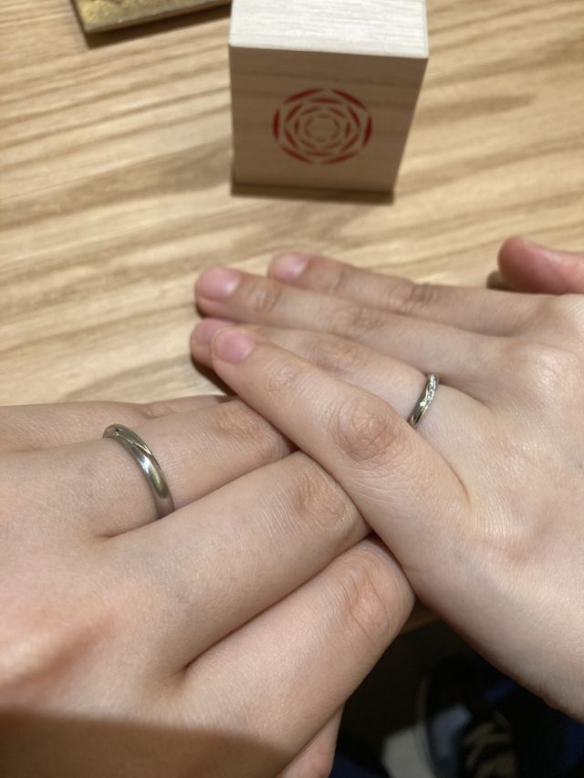 指輪受け取り日