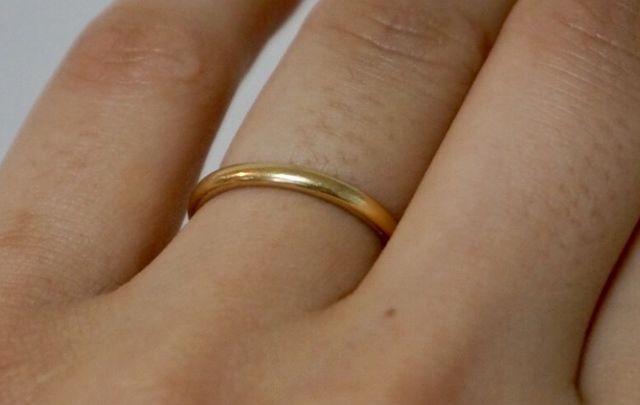 つけている様子