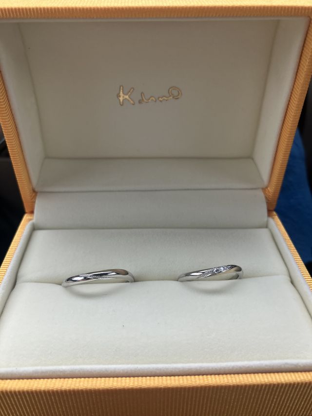 とてもとても素敵な一生物の指輪を作っていただきました！