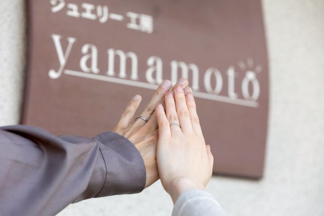 お渡しの日に写真を撮っていただきました＾＾