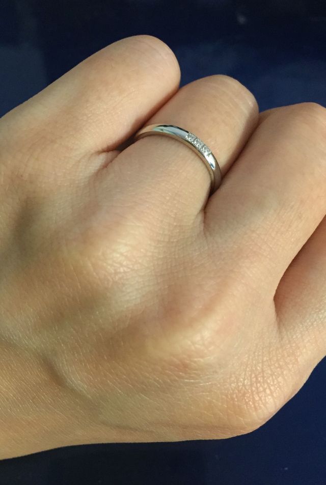 グラスデザインのリング