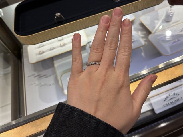 存在感のある指輪です