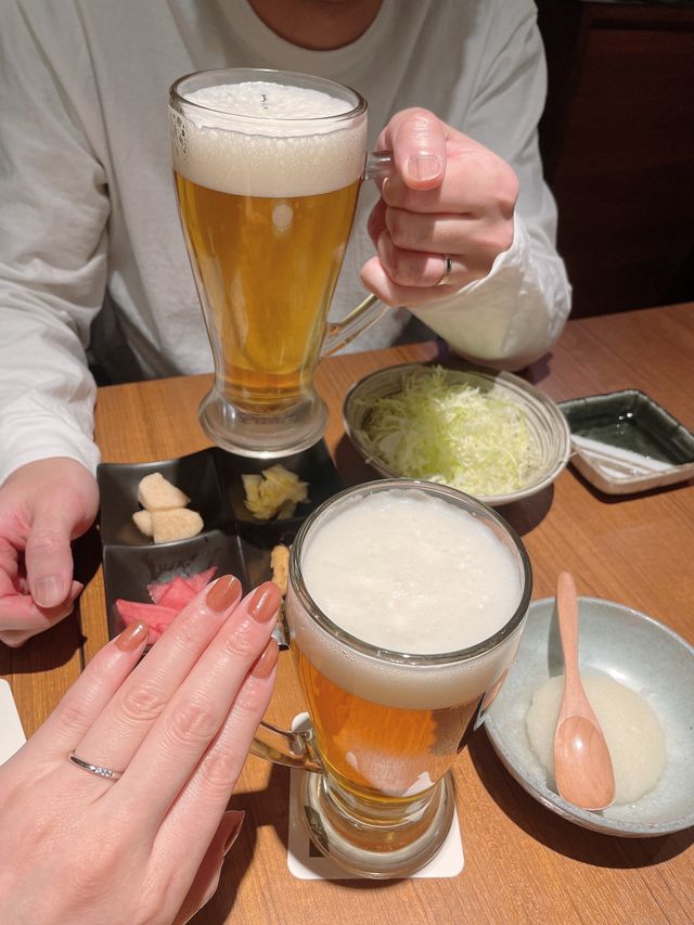 いつもの外食が指輪があることでより素敵に