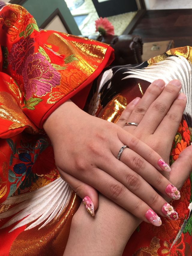 前撮りに間に合うように仕上げてくれました！