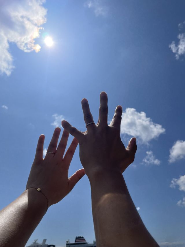 インスタでみた写真の撮り方を真似ました。