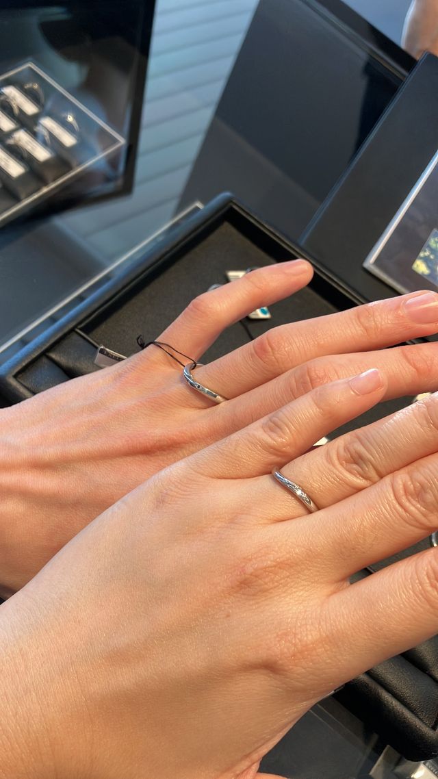 ペアリングをイメージしての試着