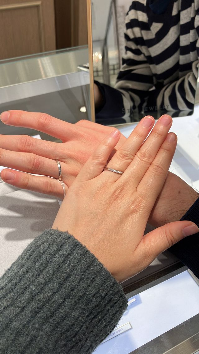 ペアリングをイメージしての試着