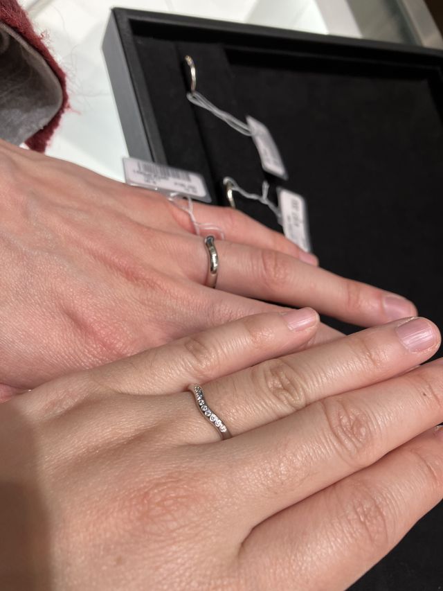 ペアリングをイメージしての試着