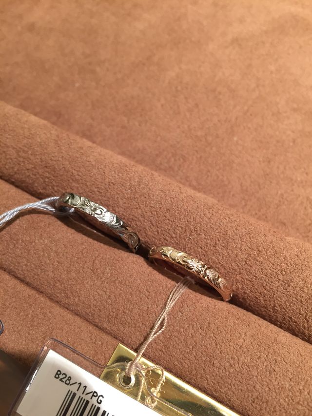 ホワイトゴールド&ピンクゴールド(K18)