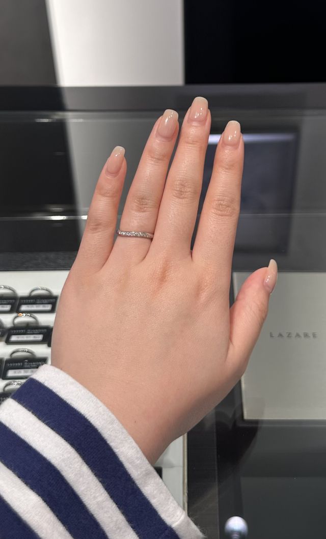 試着した時の写真です