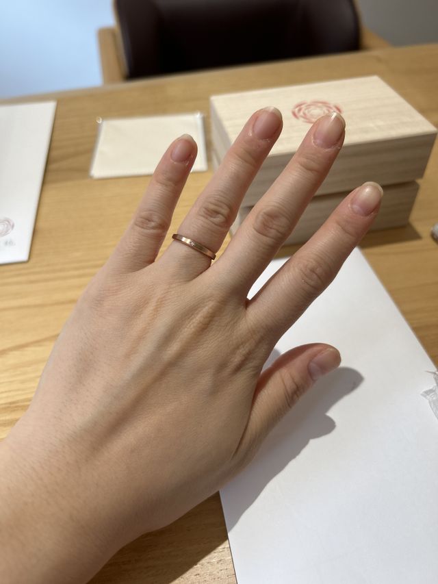 雲結 ピンクゴールド