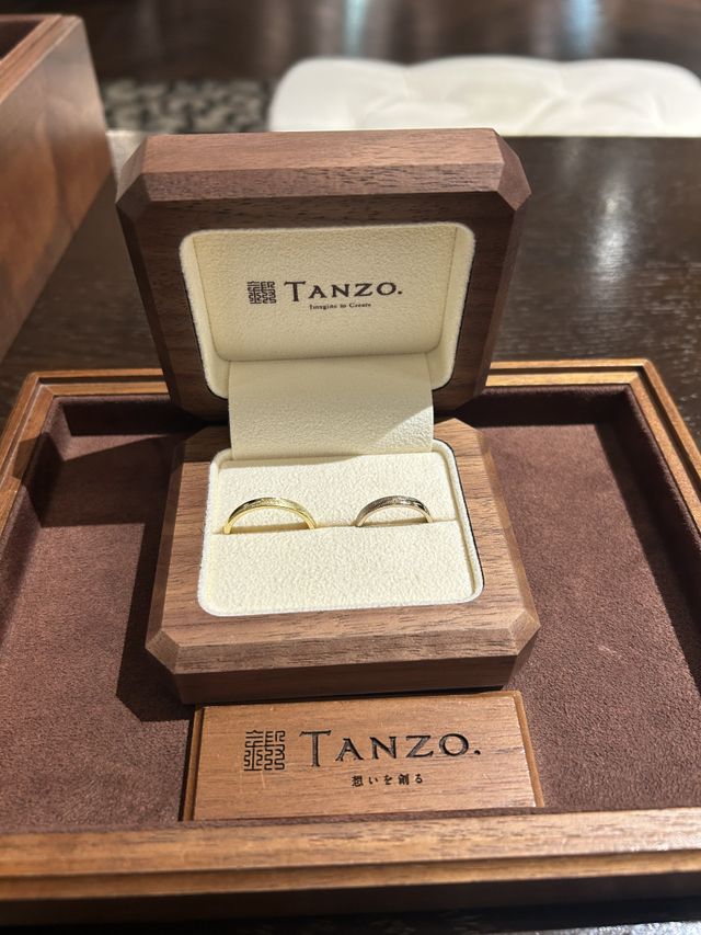 結婚指輪素敵に完成しました！