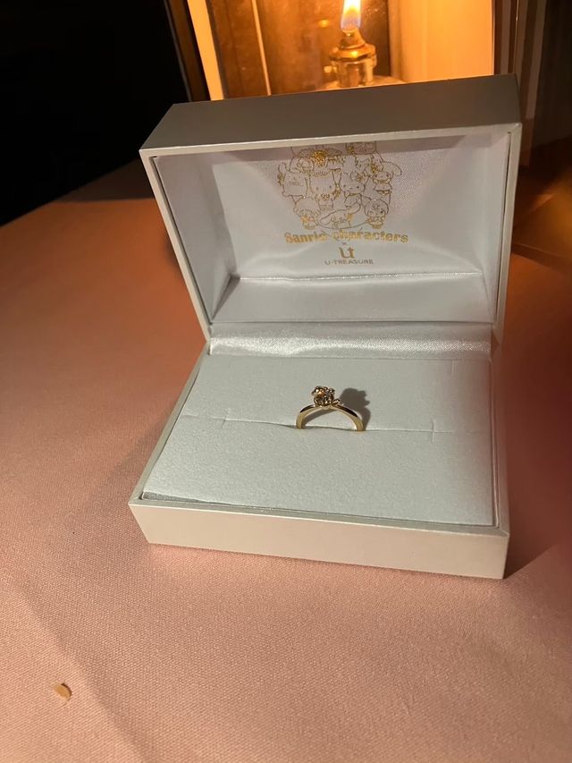 プロポーズしたときのお店で撮った写真