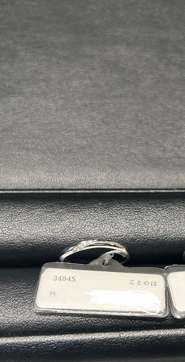 ダイヤの入り方がとても上品