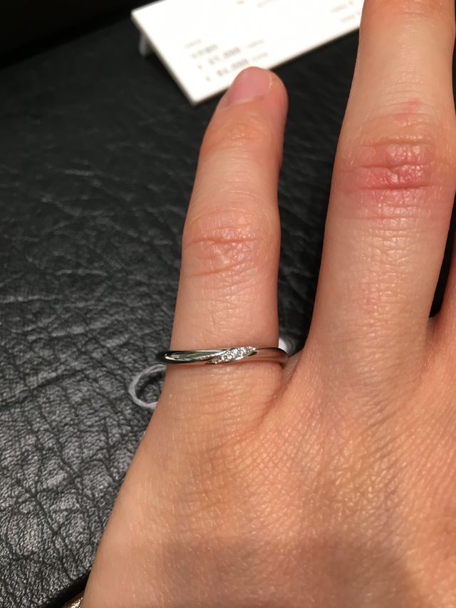 サイズが合わないため小指にしています。