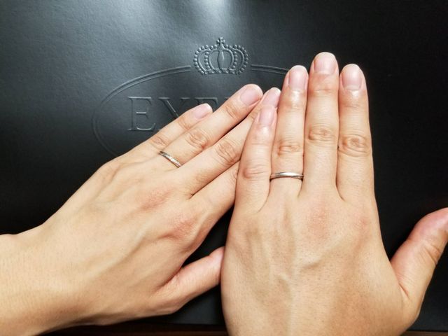 マリッジリングです。