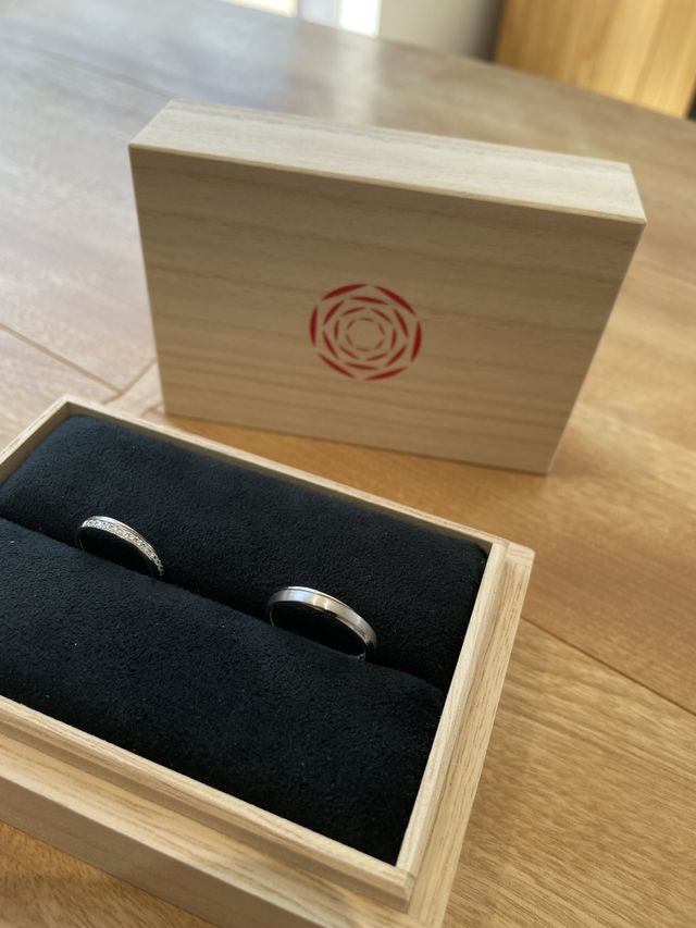結婚指輪をペアリングとして購入させていただきました！