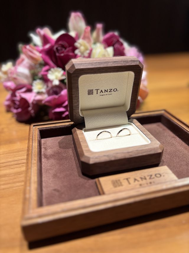 受け取った日の結婚指輪