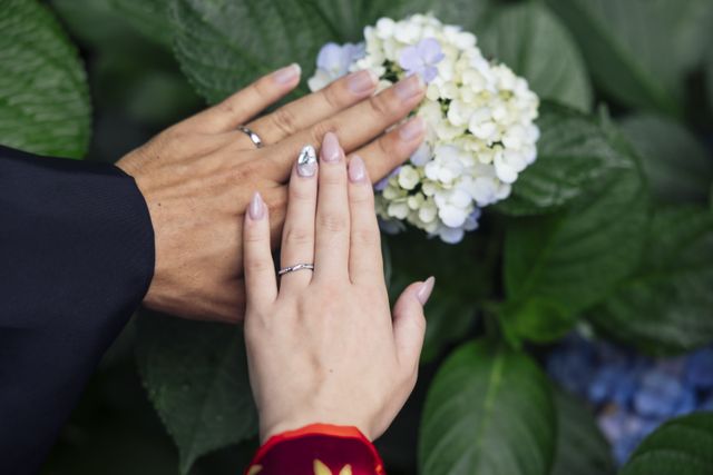 和装でのウェディングフォトで着用した写真です。