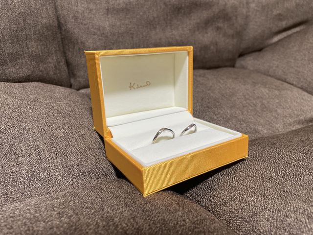 ピンクゴールドとイエローゴールドがそれぞれはいってます！