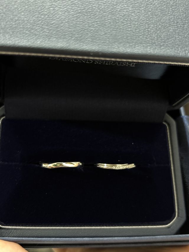 結婚指輪です