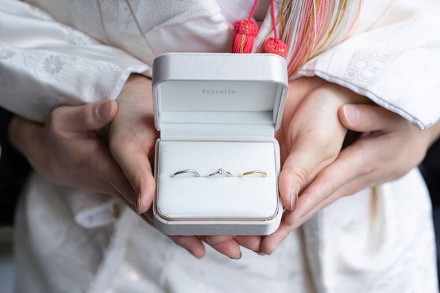 前撮りの時に撮影してもらった写真