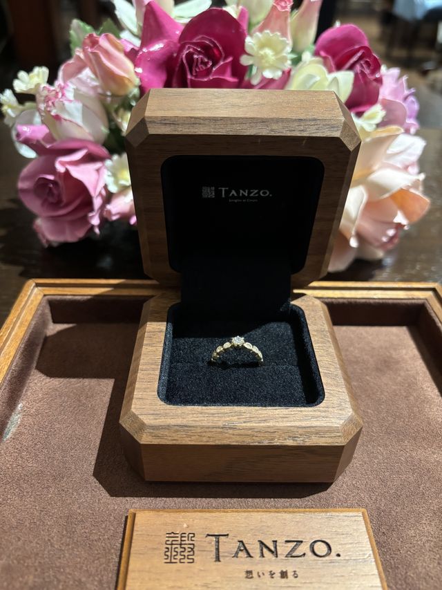 ゴールドのミル打ちです