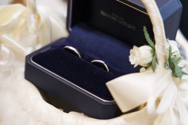 結婚式で撮って貰いました。